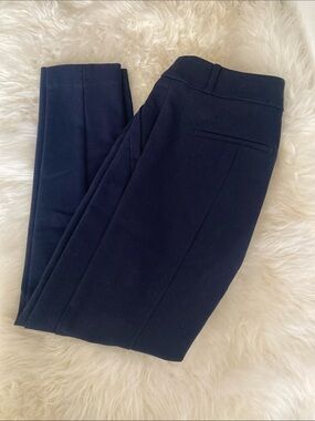 LOFT Marisa Skinny Navy Pants